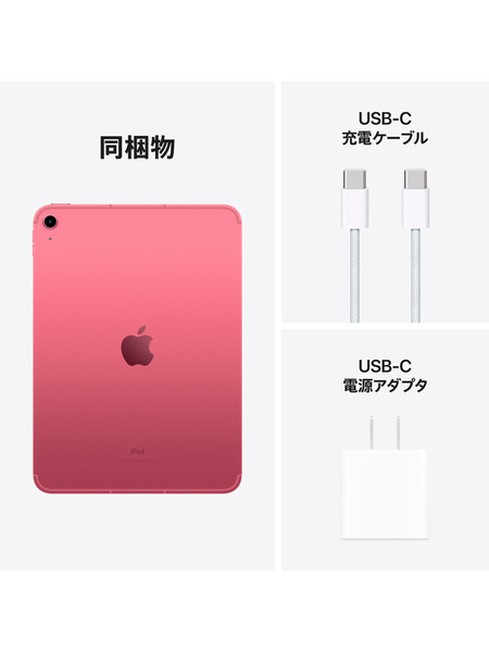 10.9インチ iPad Wi-Fi（第10世代） 詳細画像 ピンク 2
